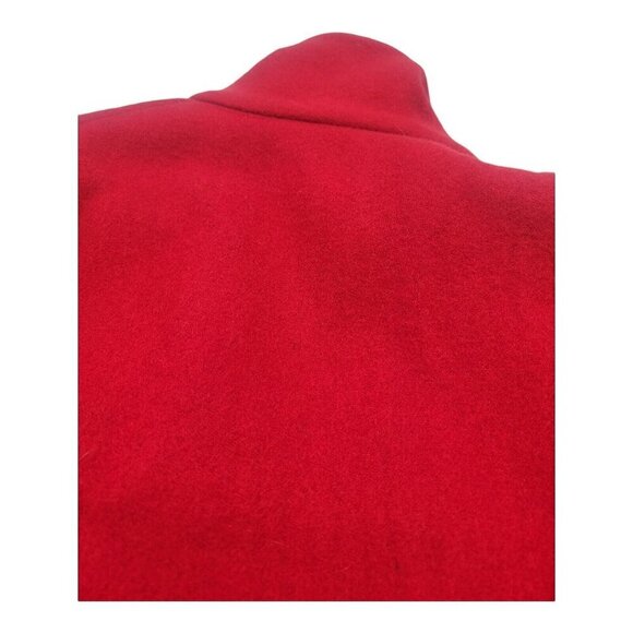 Vtg Filson Jacket Women 16 Red Scarlet Cruiser Wool Gorpcore Preppy Made USA - Picture 8 of 14